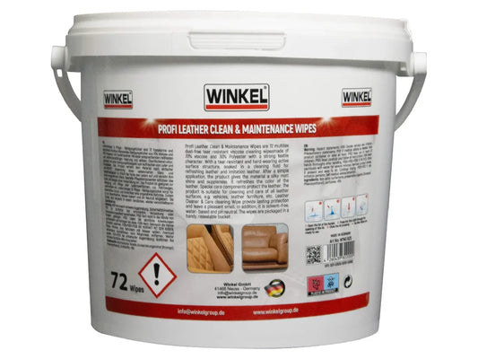 Profi Clean Leather Care & Maintenance Wipes 72Pcs